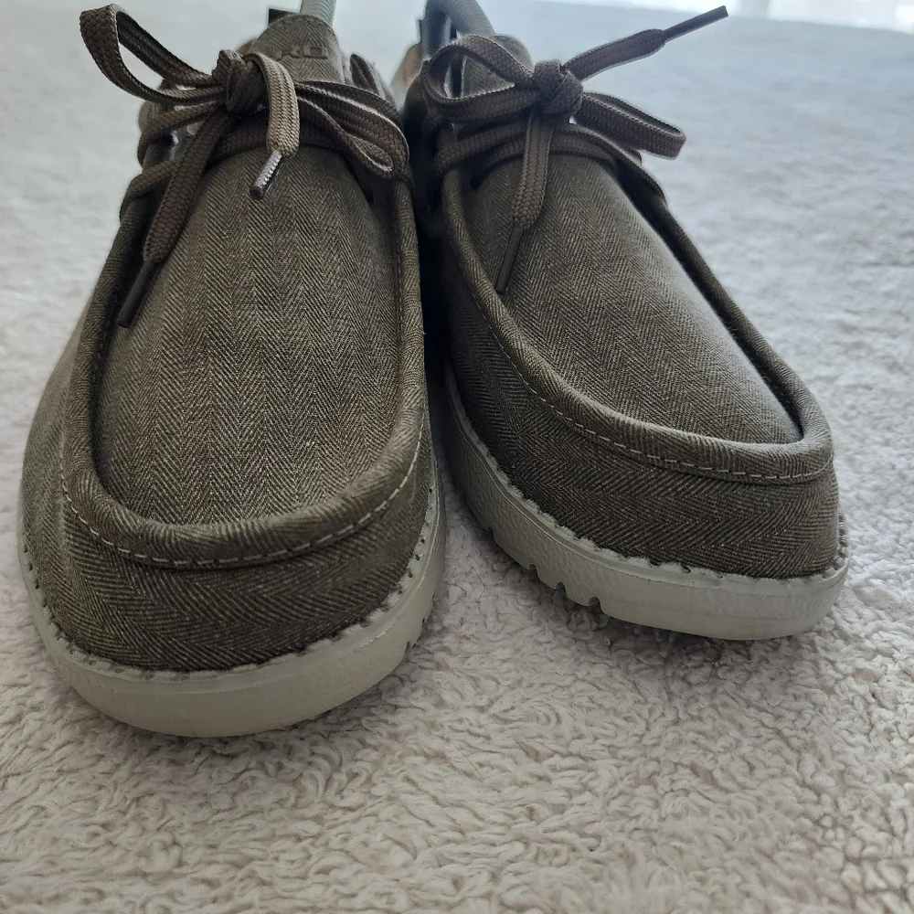 ITAZERO Allegro Loafer, Men's Size 9W, EUC - Khaki - Picture 3 of 11